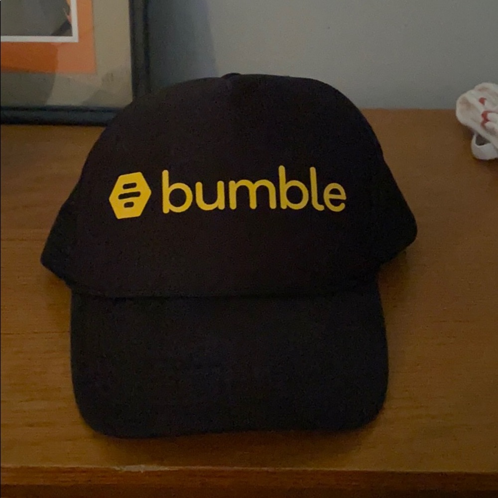 Bumble trucker hat. Hat for anyone.